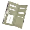 PATRIZIA SN-122 RFID szürke-pink kígyóbőr mintás női bőr pénztárca 19.5 x 10 x 4 cm
