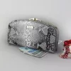 PATRIZIA SN-123 RFID szürke kígyóbőr mintás női bőr pénztárca 18.5 x 10 x 3.5 cm