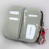 PATRIZIA SN-123 RFID szürke kígyóbőr mintás női bőr pénztárca 18.5 x 10 x 3.5 cm