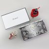 PATRIZIA SN-123 RFID szürke kígyóbőr mintás női bőr pénztárca 18.5 x 10 x 3.5 cm