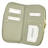 PATRIZIA SN-123 RFID szürke-pink kígyóbőr mintás női bőr pénztárca 18.5 x 10 x 3.5 cm