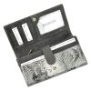 PATRIZIA SNR-102 RFID szürke kígyóbőr mintás női bőr pénztárca 18.5 x 10 x 4 cm