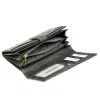 PATRIZIA SNR-102 RFID szürke kígyóbőr mintás női bőr pénztárca 18.5 x 10 x 4 cm