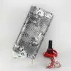 PATRIZIA SNR-106 RFID szürke kígyóbőr mintás női bőr pénztárca 18 x 9 x 4 cm