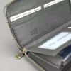 PATRIZIA SNR-119 RFID szürke kígyóbőr mintás női bőr pénztárca 20 x 10 x 2.5 cm