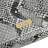 PATRIZIA SNR-122 RFID szürke kígyóbőr mintás női bőr pénztárca 19.5 x 10 x 4 cm