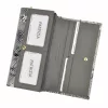 PATRIZIA SNR-122 RFID szürke kígyóbőr mintás női bőr pénztárca 19.5 x 10 x 4 cm