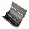 PATRIZIA SNR-122 RFID szürke kígyóbőr mintás női bőr pénztárca 19.5 x 10 x 4 cm