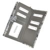PATRIZIA SNR-122 RFID szürke kígyóbőr mintás női bőr pénztárca 19.5 x 10 x 4 cm