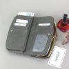 PATRIZIA SNR-123 RFID szürke kígyóbőr mintás női bőr pénztárca 18.5 x 10 x 3.5 cm