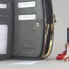 PATRIZIA SNR-123 RFID szürke kígyóbőr mintás női bőr pénztárca 18.5 x 10 x 3.5 cm