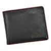 Pierre Cardin TILAK05 TUMBLE 325 fekete-piros férfi bőr pénztárca 12 x 9.5 x 3 cm