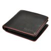 Pierre Cardin TILAK05 TUMBLE 325 fekete-piros férfi bőr pénztárca 12 x 9.5 x 3 cm
