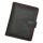 Pierre Cardin TILAK05 TUMBLE 326A fekete-piros férfi valódi bőr pénztárca 10.5 x 13 x 3 cm