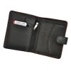 Pierre Cardin TILAK05 TUMBLE 326A fekete-piros férfi valódi bőr pénztárca 10.5 x 13 x 3 cm