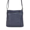 Patrizia 417-013 navy női bőr válltáska, oldaltáska 26 x 27 x 7 cm
