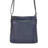 Patrizia 417-013 navy női bőr válltáska, oldaltáska 26 x 27 x 7 cm