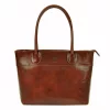 Florence 12 barna női bőr válltáska, shopper 40 x 27 x 16 cm