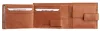 Giorgio Carelli féfi konyak bőr átfogópántos pénztárca, 11,5×9 cm,  RFID