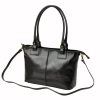 Florence 18 konyak női bőr shopper táska, válltáska 40 x 24 x 10 cm