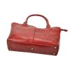 Florence 18 piros női bőr shopper táska, válltáska 40 x 24 x 10 cm