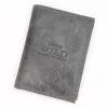 Wild N4-CHM RFID szürke férfi bőr pénztárca 10 x 13.5 x 2.5 cm