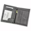 Wild N4-CHM RFID szürke férfi bőr pénztárca 10 x 13.5 x 2.5 cm