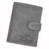Wild N4L-CHM RFID szürke férfi bőr pénztárca 10.8 x 13.5 x 2.8 cm