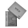 Wild N4L-CHM RFID szürke férfi bőr pénztárca 10.8 x 13.5 x 2.8 cm