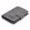 Wild N4L-CHM RFID szürke férfi bőr pénztárca 10.8 x 13.5 x 2.8 cm