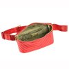 Pierre Cardin FRZ 1660 LUREX piros női bőr övtáska, crossbody 22 x 11 x 7 cm