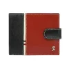 Rovicky 323L-RBA-D RFID navy-piros férfi bőr pénztárca 11.5 x 8.5 x 2 cm