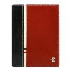 Rovicky 331-RBA-D RFID fekete-piros férfi bőr pénztárca 10 x 12.5 x 2 cm