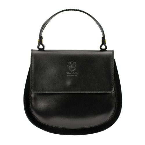 Gregorio 511 fekete női bőr kézitáska, válltáska 22 x 19 x 8 cm