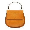 Gregorio 511 narancs női bőr kézitáska, válltáska 22 x 19 x 8 cm