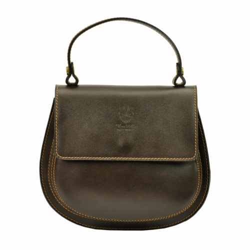 Gregorio 511 khaki női bőr kézitáska, válltáska 22 x 19 x 8 cm