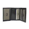 EL FORREST 854-67 RFID fekete férfi bőr pénztárca 8 x 10 cm