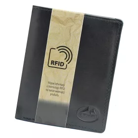   EL FORREST 889/A-67 RFID fekete férfi bőr pénztárca 9.5 x 12.5 x 2.5 cm