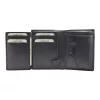 EL FORREST 889/A-67 RFID fekete férfi bőr pénztárca 9.5 x 12.5 x 2.5 cm