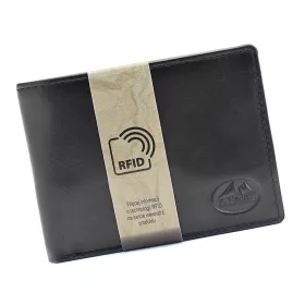   EL FORREST 916/A-67 RFID fekete férfi bőr pénztárca 10.7 x 8.2 cm