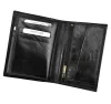 Rovicky N74-RVT RFID férfi fekete bőr pénztárca 9.5 x 13 x 2.5 cm