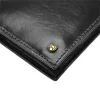 Rovicky N74-RVT RFID férfi fekete bőr pénztárca 9.5 x 13 x 2.5 cm