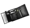 Rovicky N575-RVT RFID fekete férfi bőr pénztárca 10 x 13 x 2.5 cm