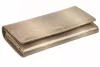 Patrizia FF-100 fekete női bőr pénztárca, RFID 18,5 × 10 cm