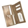 Patrizia FF-100 fekete női bőr pénztárca, RFID 18,5 × 10 cm