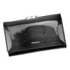 PATRIZIA FF-108 RFID fekete női bőr pénztárca 14.5 x 9 x 4 cm