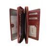 Rovicky CPR-8931-BAR-6093 RFID piros női bőr pénztárca 9,5 x 18 cm