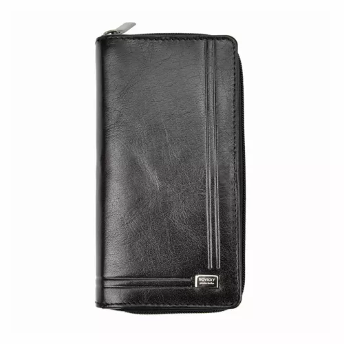 Rovicky CPR-8931-BAR RFID női fekete bőr pénztárca 9.5 x 18 cm