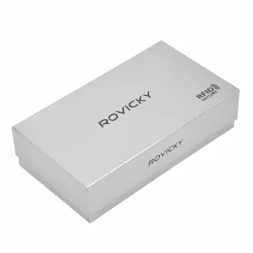   Rovicky CPR-8931-BAR RFID női fekete bőr pénztárca 9.5 x 18 cm