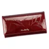 Pierre Cardin 02 LEAF 122 fekete lakkbőr női pénztárca 19,5 x 10 cm